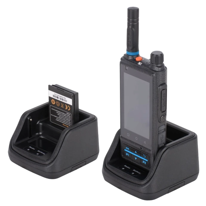 S200 Radio in drop in charger with spare battery