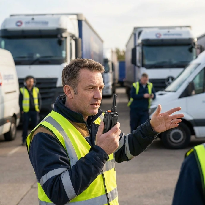 The T740 A PoC Radio and LTE walkie‑talkie streamline fleet and logistics communication with reliable nationwide coverage.